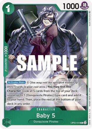 Baby 5 (034) OP05-034 R Awakening of the New Era  Foil