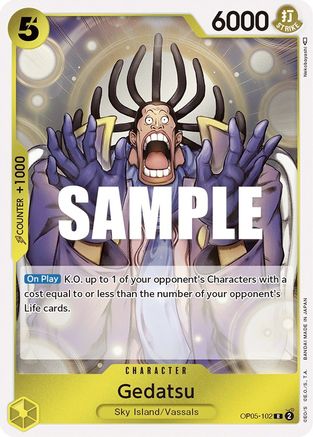 Gedatsu OP05-102 R Awakening of the New Era  Foil