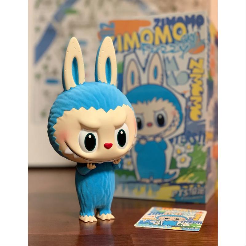 Labubu The Monsters Zimomo Fuzzy Sky Blue LIMITED