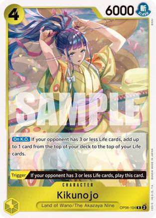 Kikunojo OP06-104 R Wings of the Captain  Foil