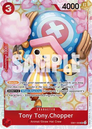 Tony Tony.Chopper EB01-006 SR Extra Booster: Memorial Collection  Foil