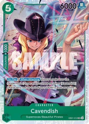 Cavendish EB01-012 SR Extra Booster: Memorial Collection  Foil
