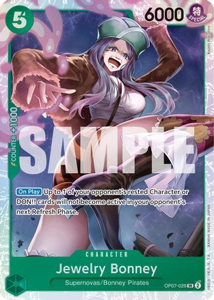 Jewelry Bonney (026) OP07-026 SR 500 Years in the Future  Foil
