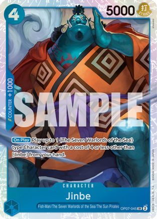 Jinbe (045) OP07-045 SR 500 Years in the Future  Foil