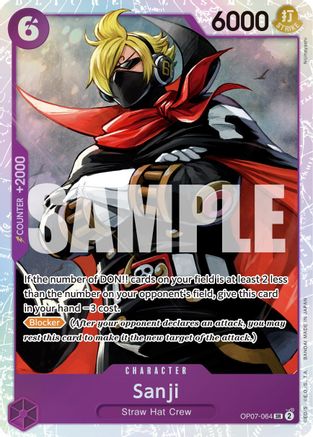 Sanji OP07-064 SR 500 Years in the Future  Foil