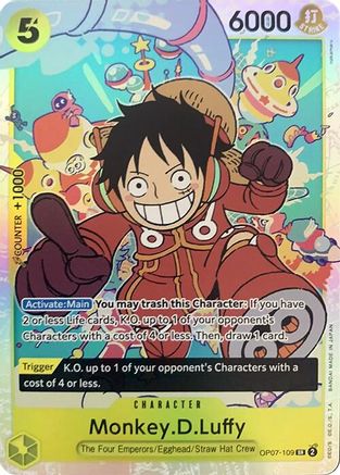 Monkey.D.Luffy (109) OP07-109 SR 500 Years in the Future  Foil