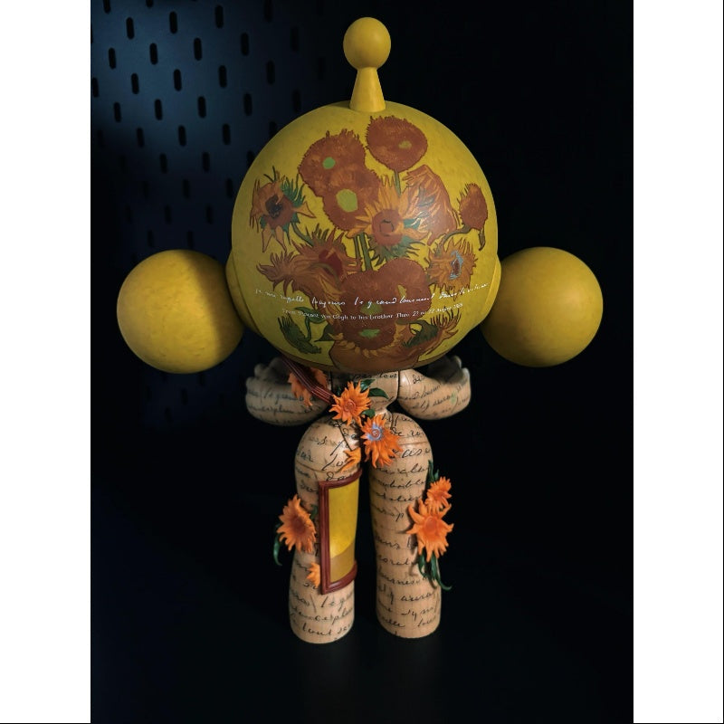 MEGA α SKULLPANDA Van Gogh Museum Sunflowers 400% 2025 Limited Edition