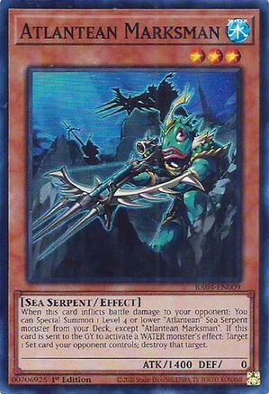 Atlantean Marksman - RA04-EN009 Super Rare 1st Edition