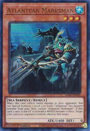 Atlantean Marksman (UR) - RA04-EN009 Ultra Rare 1st Edition
