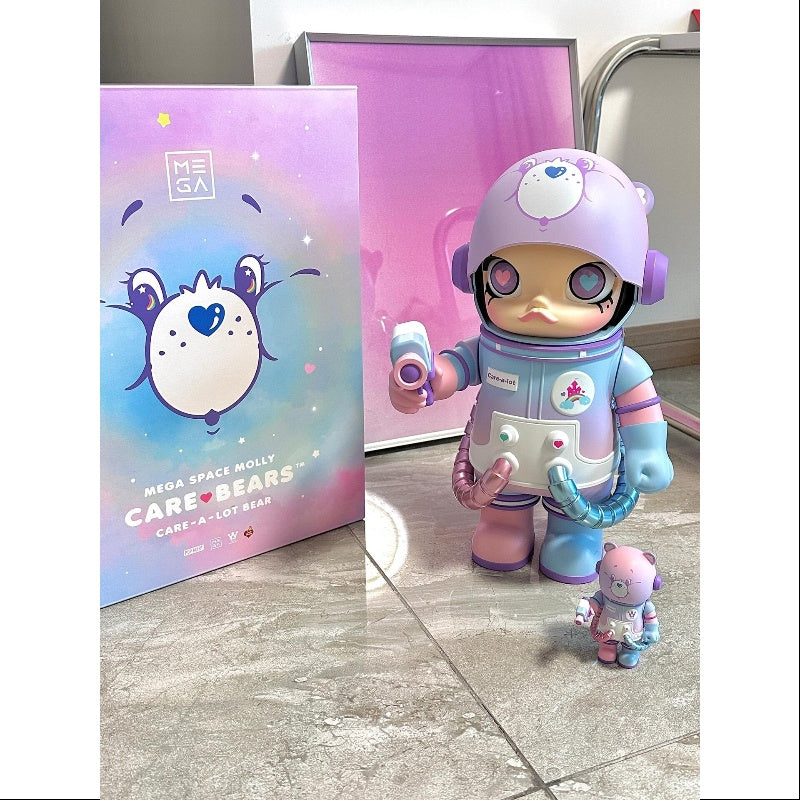 MEGA SPACE MOLLY 400%+100% Care Bears Care a Lot Bear 2022 LIMITED