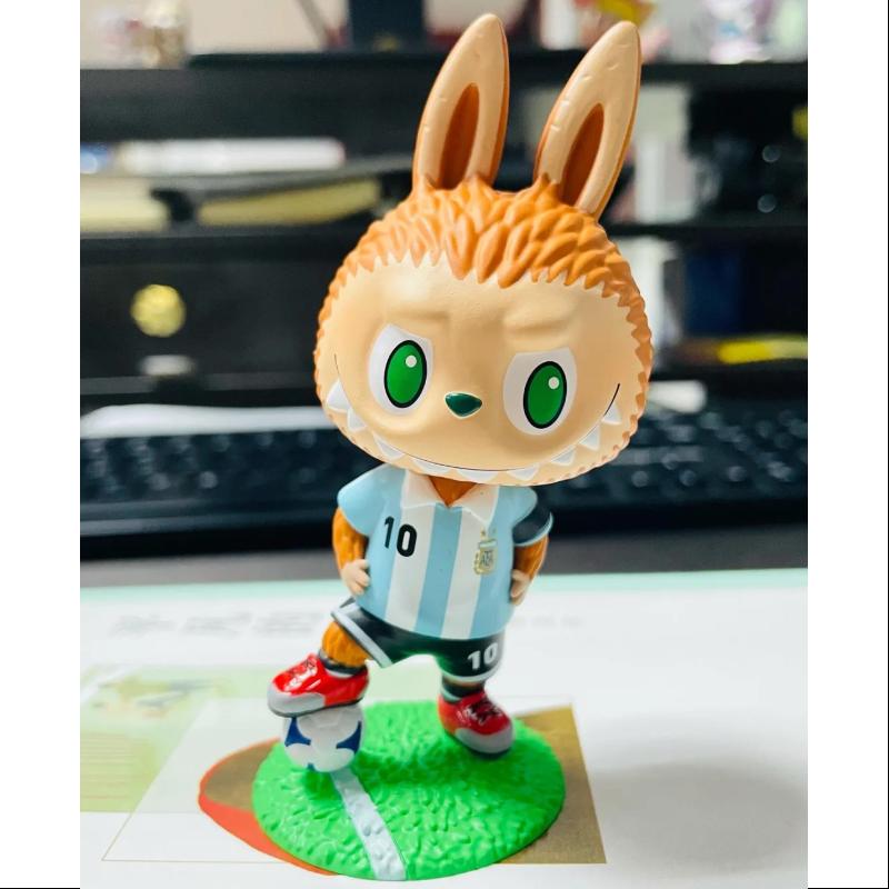 Labubu The Monsters Argentina Soccer Football Team Series Lionel Messi Kick Off
