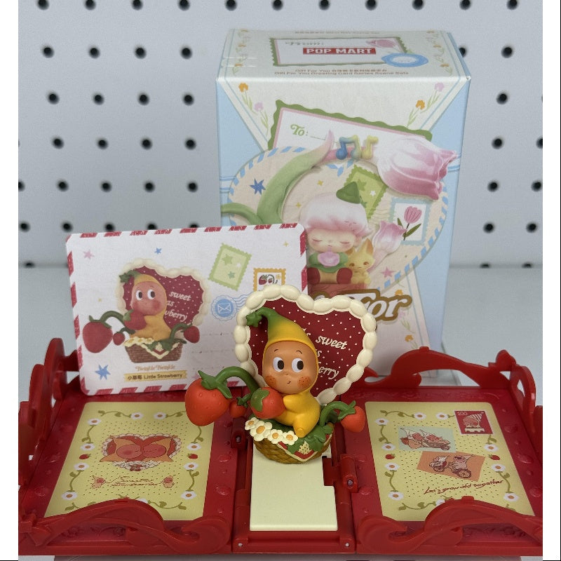 Pop Mart Gift For You Greeting Card Series Whole Set Opened