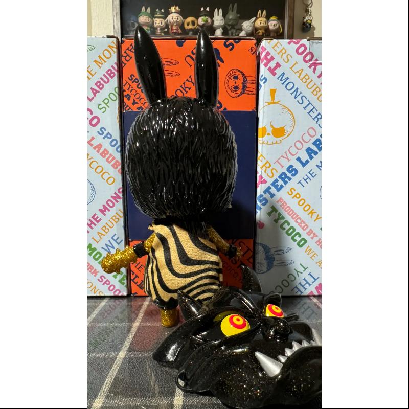 Labubu The Monsters X Oni Ninja Black Golden LIMITED