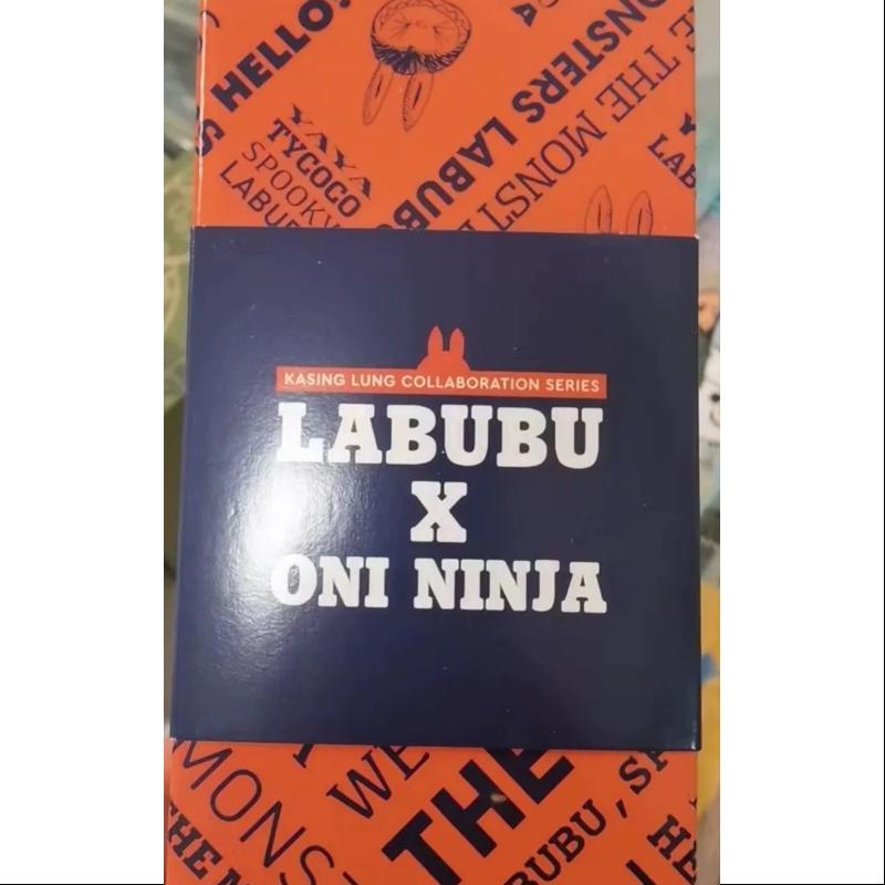 Labubu The Monsters X Oni Ninja Black Golden LIMITED