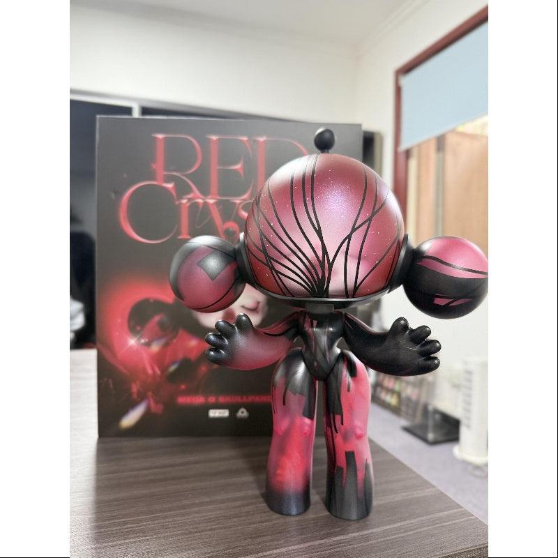 MEGA α SKULLPANDA Red Crystal 400% 2025 Limited Edition