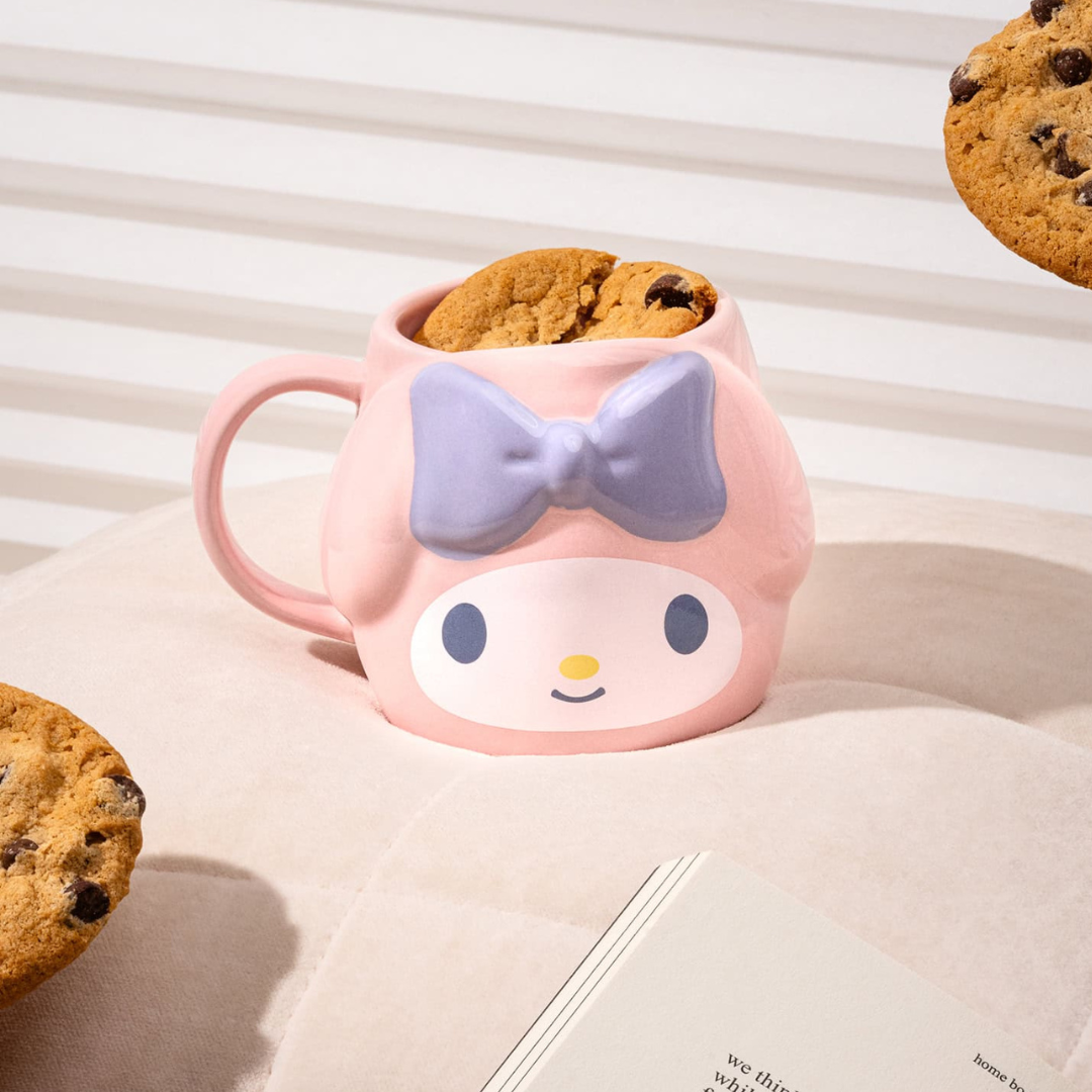 My Melody Face Sculpted Mug