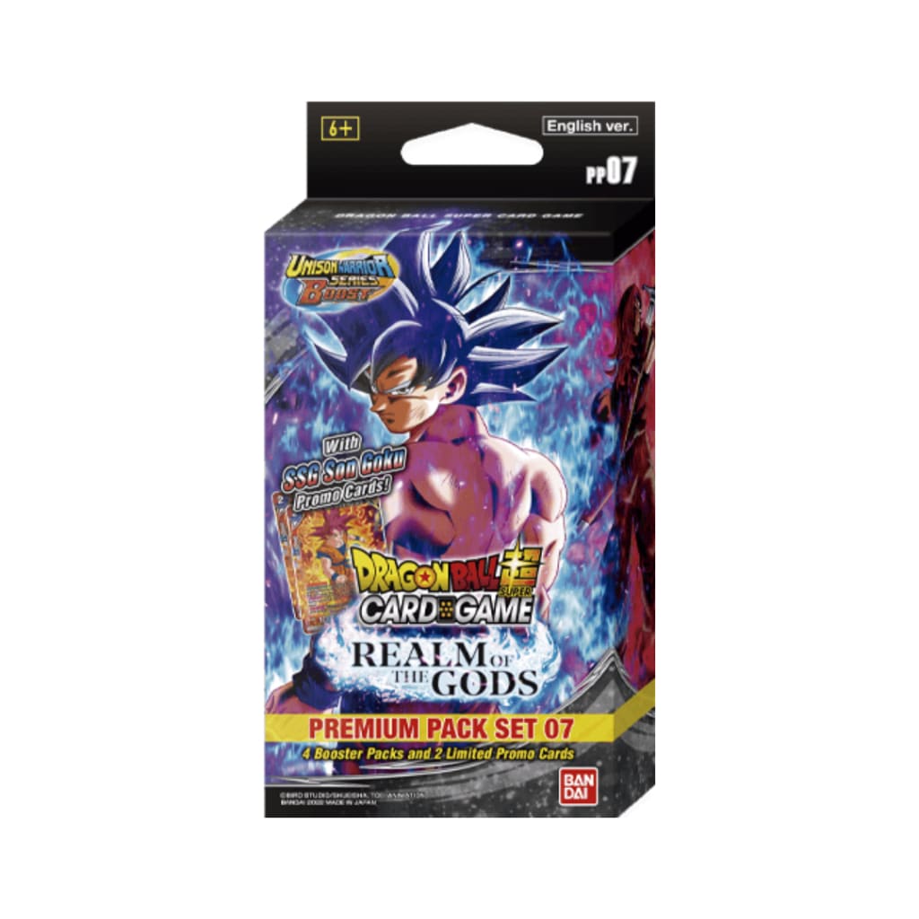 Dragon Ball Super Premium Pack Set 7 Realm Of The Gods