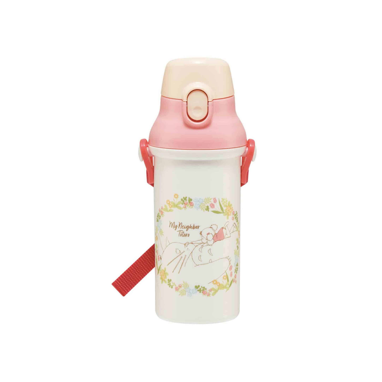 My Neighbor Totoro Water Bottle with Strap 16.23oz 480ml (Totoro and Mei)