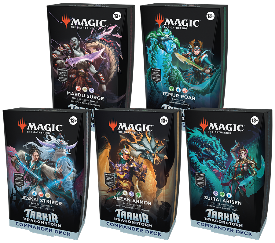 MTG - Tarkir Dragonstorm - Commander Deck (Set Of 5)
