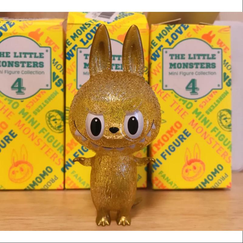 Labubu The Monsters The Little Monsters Zimomo Series 4 Goud