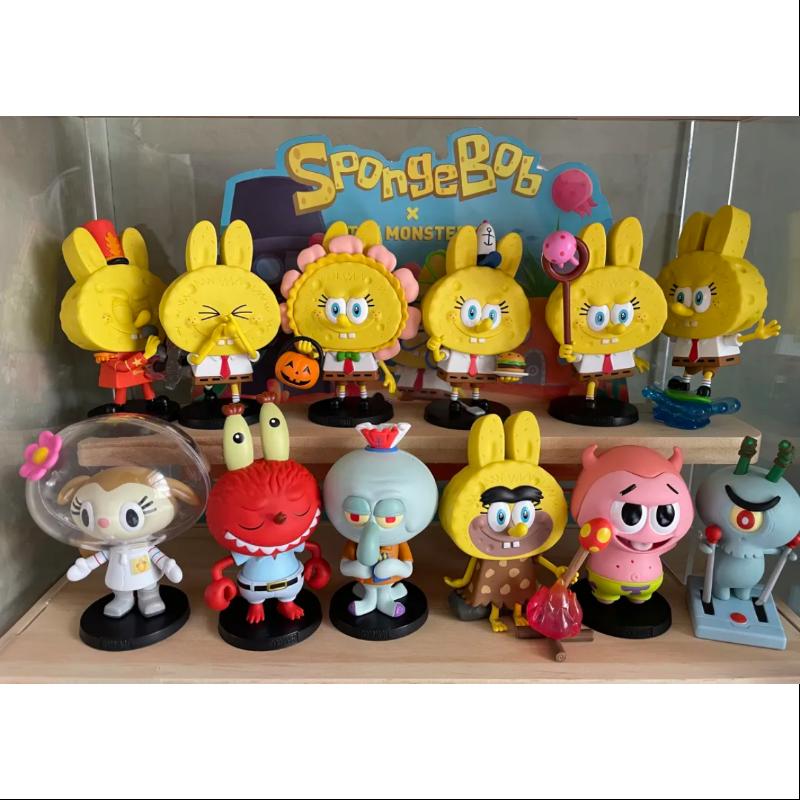 Labubu The Monsters x SpongeBob Series Whole Set Opened