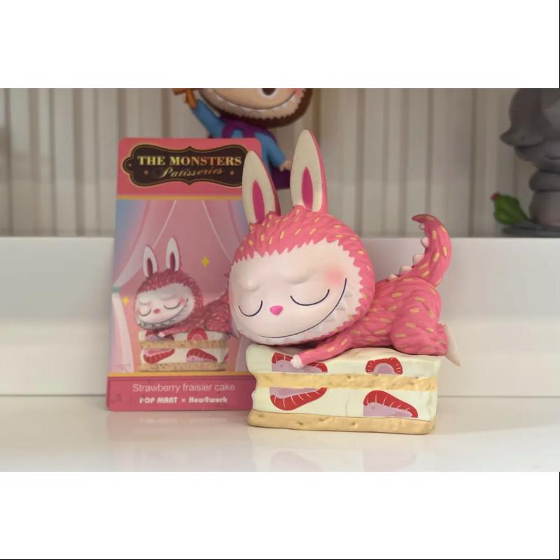 Labubu The Monsters Patisserie Series Strawberry fraisier cake