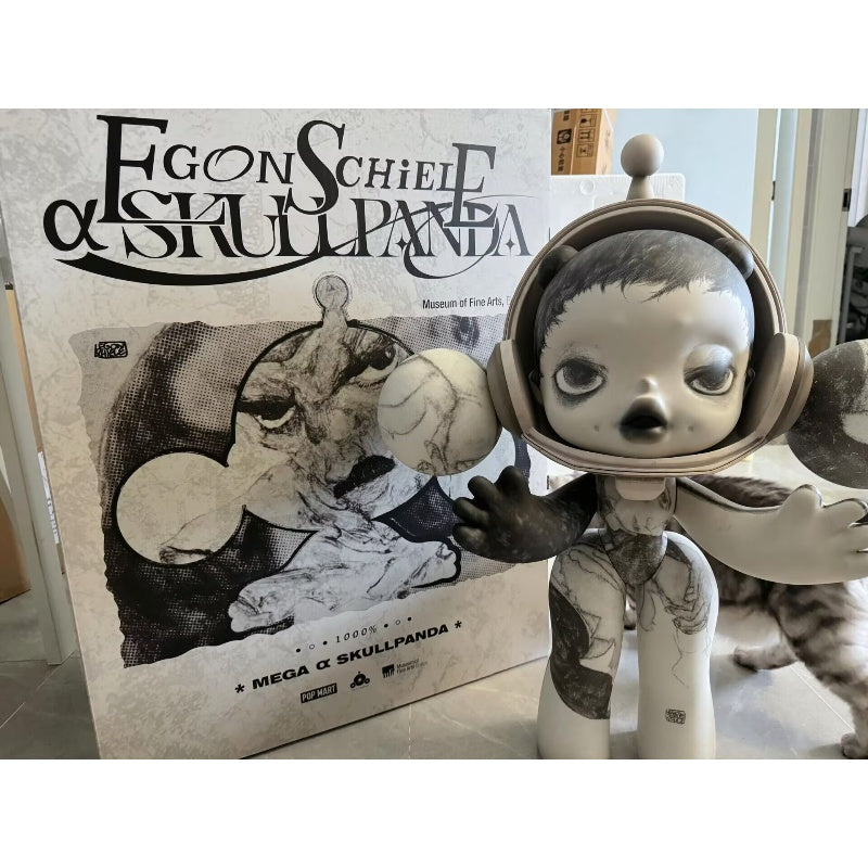MEGA α SKULLPANDA Egon Schiele 1000% Limited Figurine