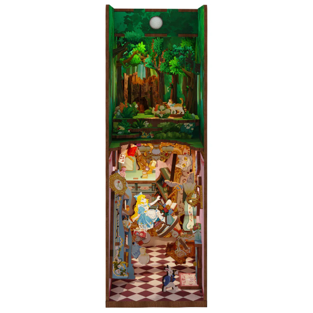DIY Miniature Kit Book Nook  Alice's Adventure