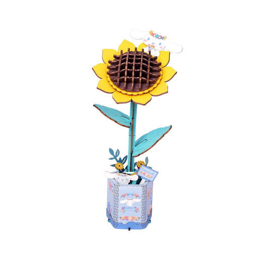 Cinnamoroll Sunflower 3D Wooden Puzzle