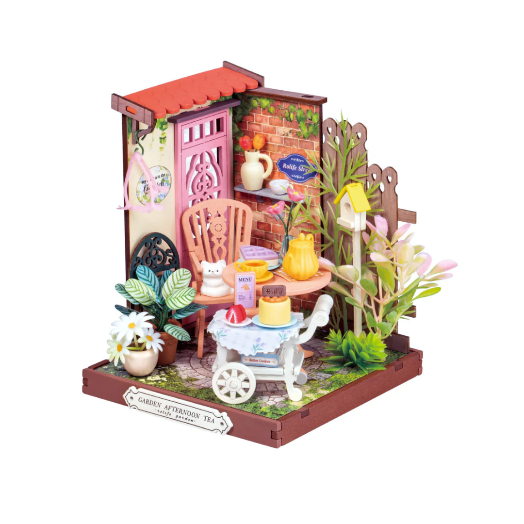 DIY Miniature House Kit  Fancy Tea Yard