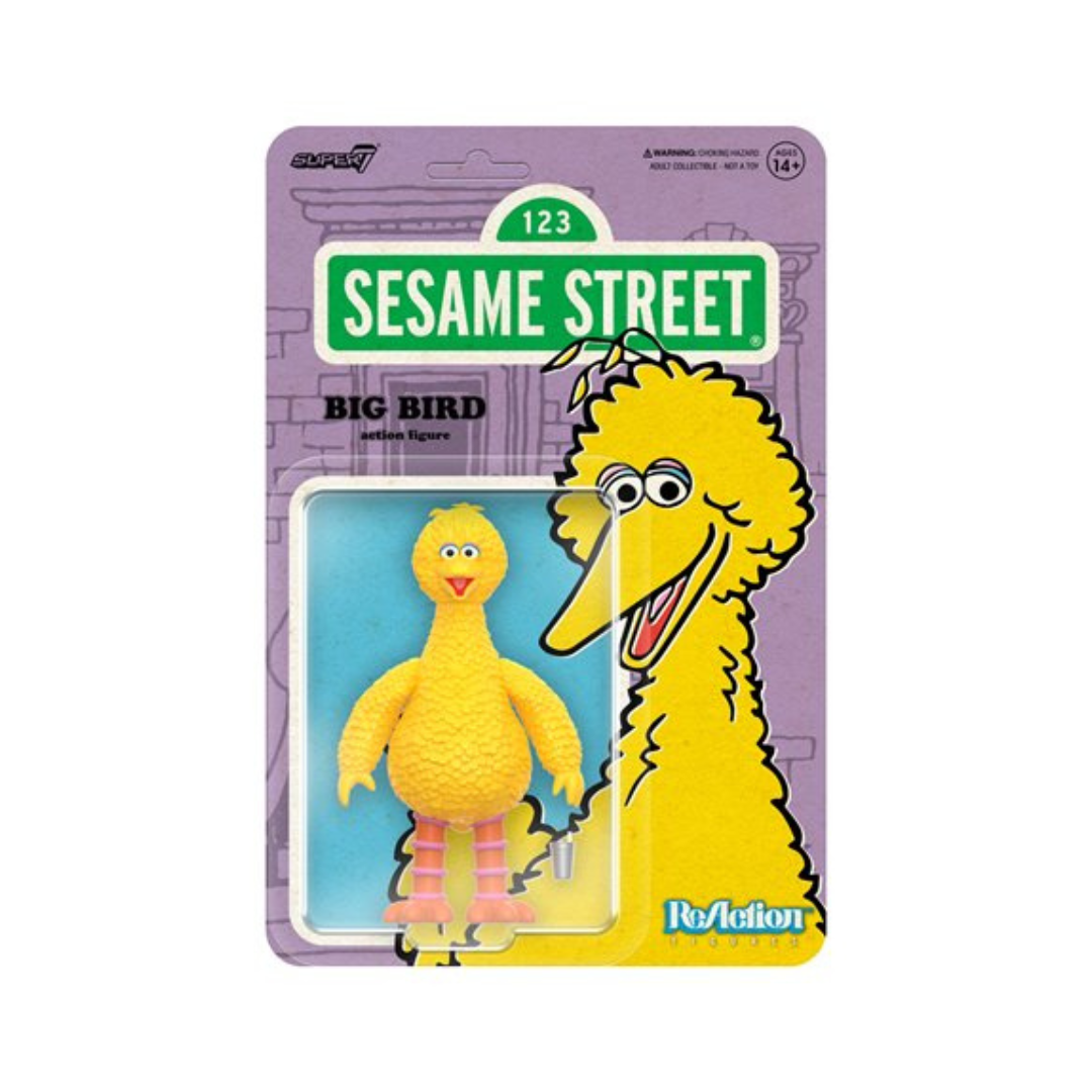 Sesame Street Big Bird 3 3/4-Inch ReAction Figure