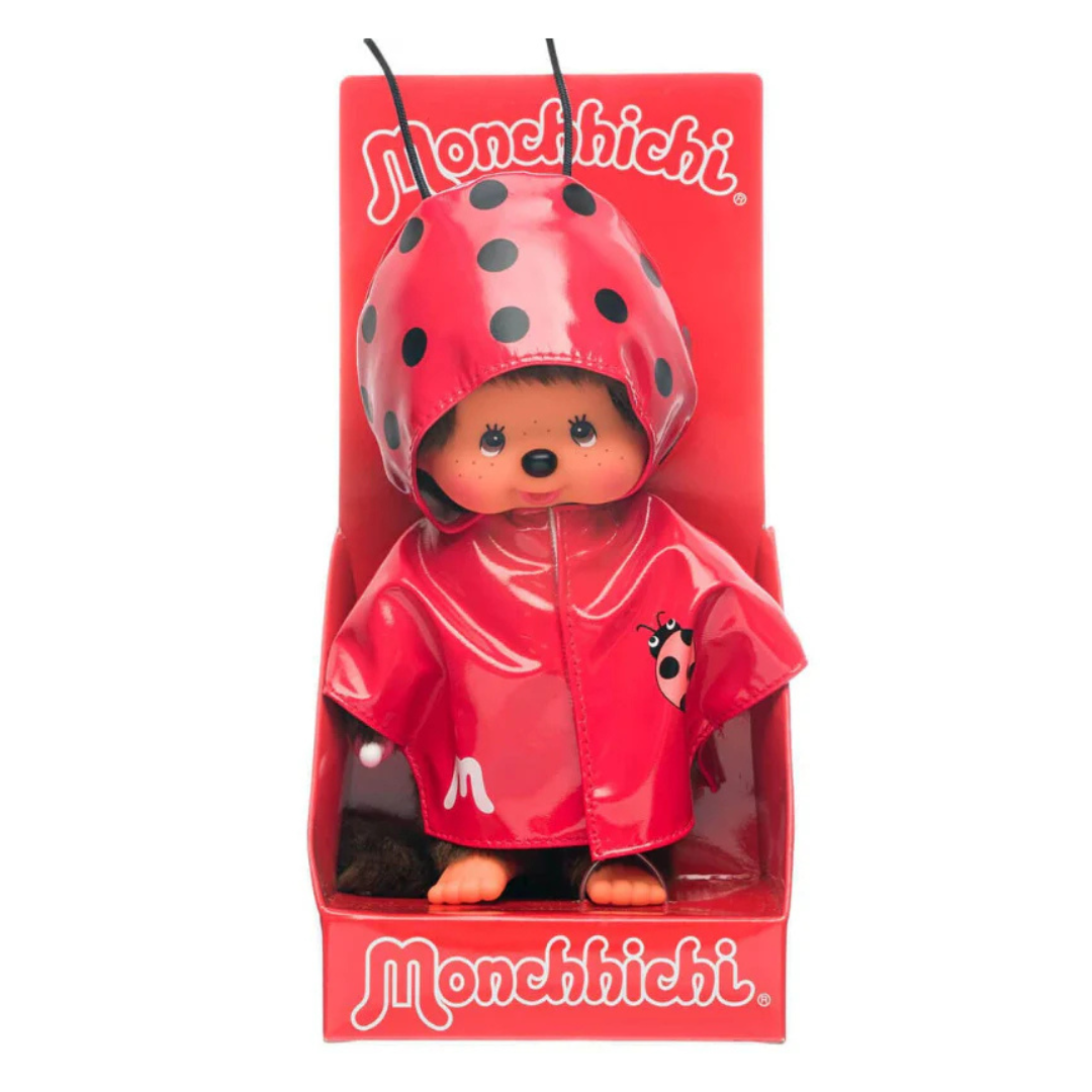 Monchhichi Ladybug Raincoat Plush