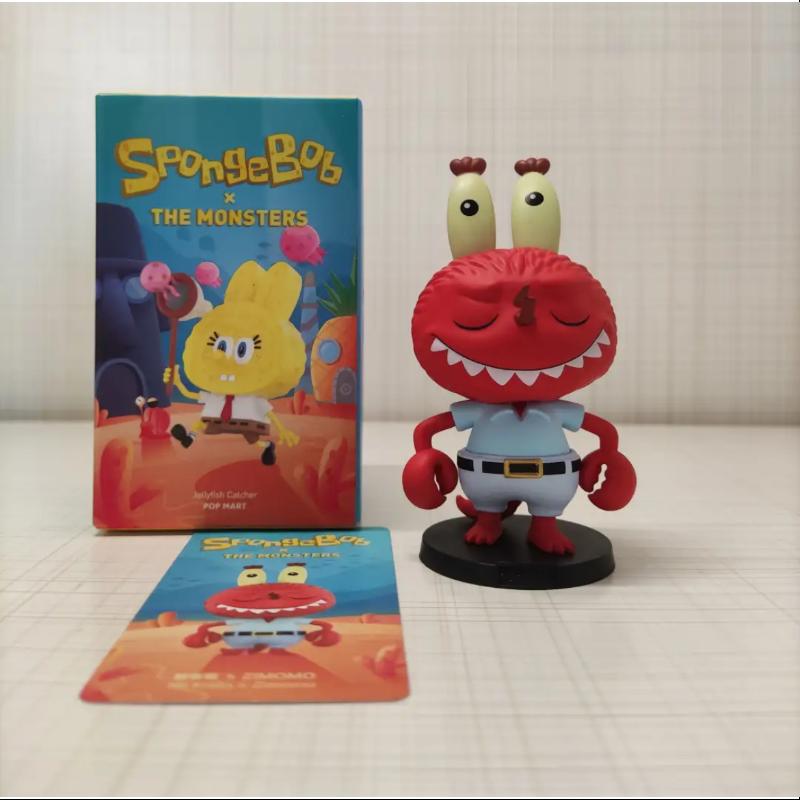 Labubu The Monsters x SpongeBob Series Mr.Krabs X Zimomo
