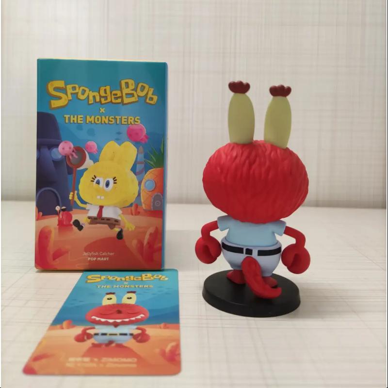 Labubu The Monsters x SpongeBob Series Mr.Krabs X Zimomo