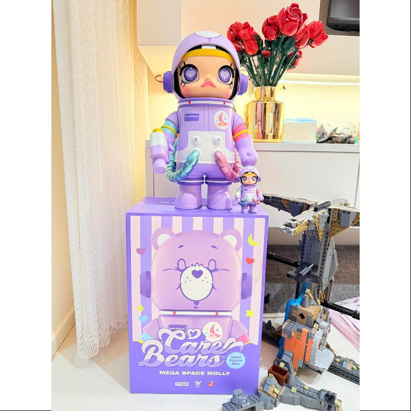 MEGA SPACE MOLLY 400% & 100% Care Bears Sweet Dreams Bear 2025 Limited Edition