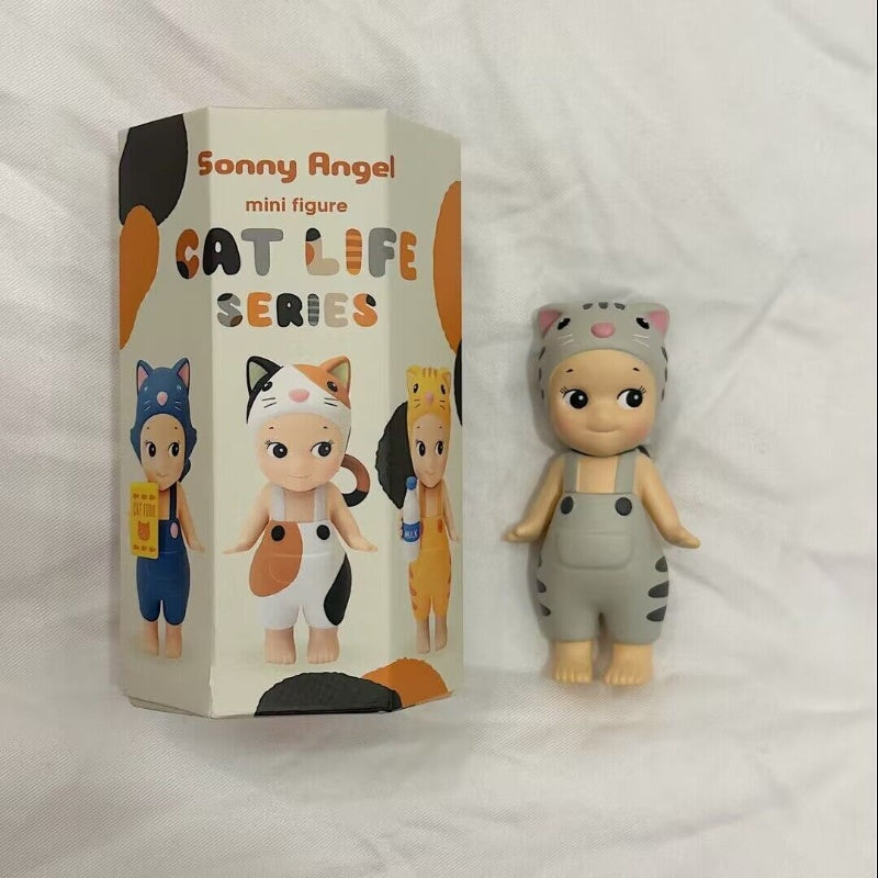 Sonny Angel Cat Life Series Silver Tabby