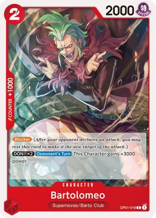 Bartolomeo OP01-019 C Romance Dawn