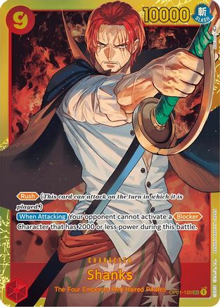 Shanks OP01-120 SCR Romance Dawn