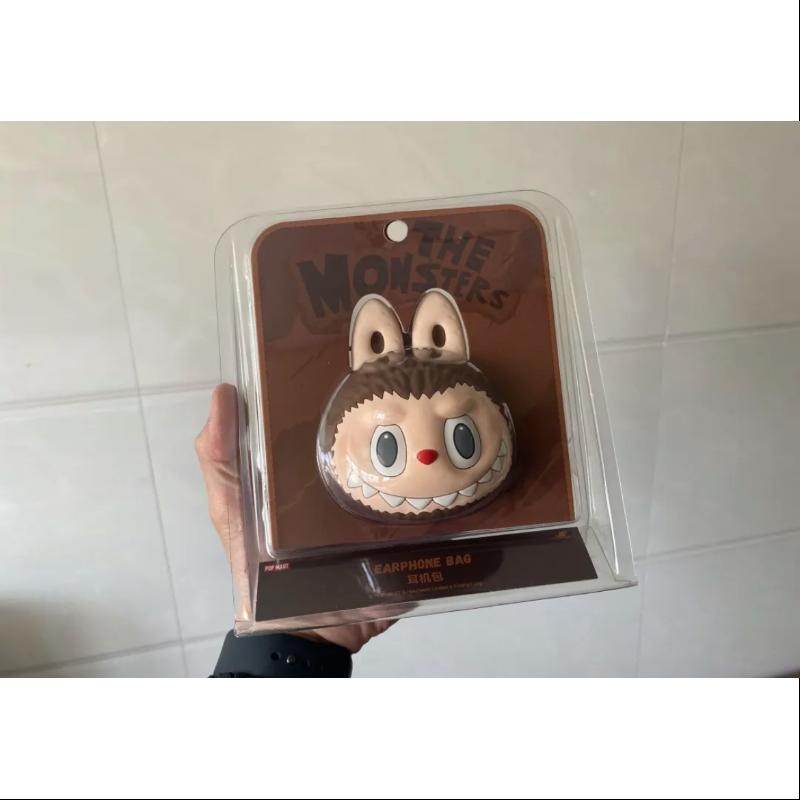Labubu The Monsters Originals Brown Silicone Earphone Bag LIMITED