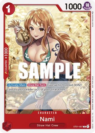 Nami (Tournament Pack Vol. 3) [Participant] ST01-007 PR One Piece Promotion Cards