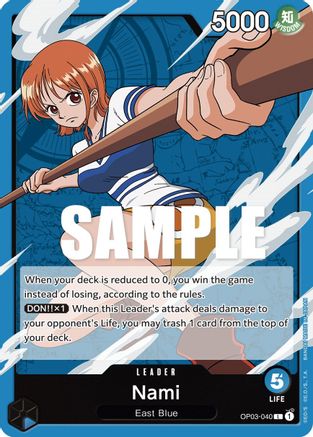 Nami (040) OP03-040 L Pillars of Strength