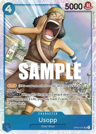 Usopp OP03-041 SR Pillars of Strength  Foil