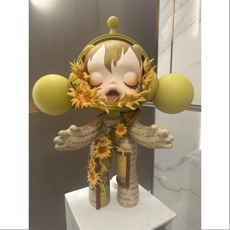 MEGA α SKULLPANDA Van Gogh Museum Sunflowers 1000% 2025 Limited Edition