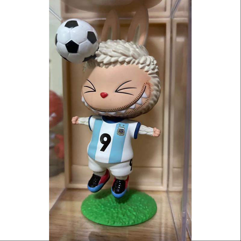 Labubu The Monsters Argentina Soccer Football Team Series Sergio Agüero Headed Goals