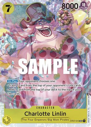 Charlotte Linlin (010) ST07-010 SR Starter Deck 7: Big Mom Pirates  Foil