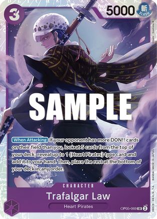 Trafalgar Law (069) OP05-069 SR Awakening of the New Era  Foil