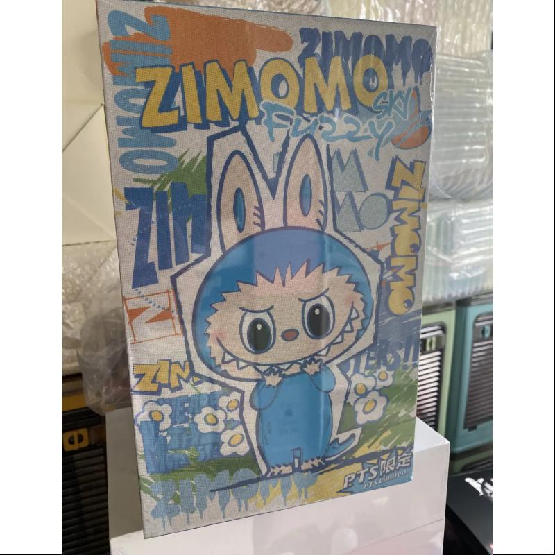 Labubu The Monsters Zimomo Fuzzy Sky Blue LIMITED