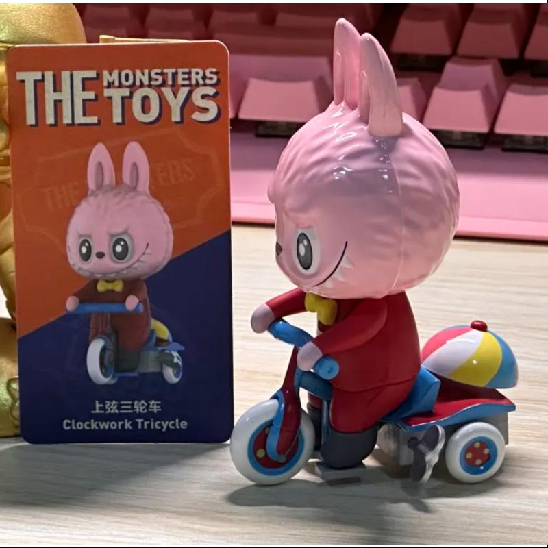 Labubu The Monsters Toys Series Clockwork Tricycle