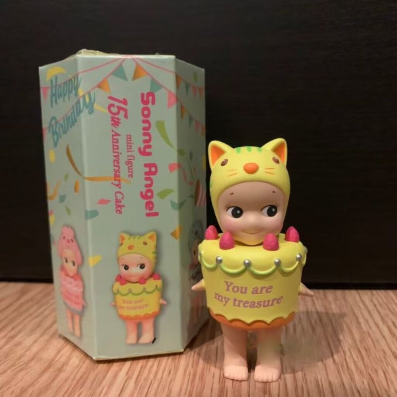 Sonny Angel 15th Anniversary Cake Series Lemon Cake Cat