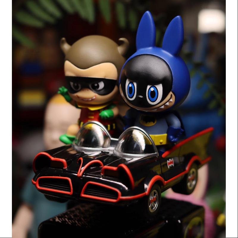 Labubu The Monsters Batman Labubu & Robin YAYA Rocking Car LIMITED